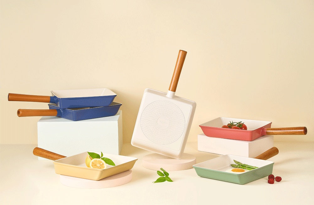 Dr.HOWS Omiza Square Pan (New Colors!)