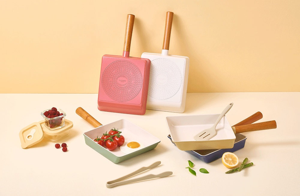 Dr.HOWS Omiza Square Pan (New Colors!)