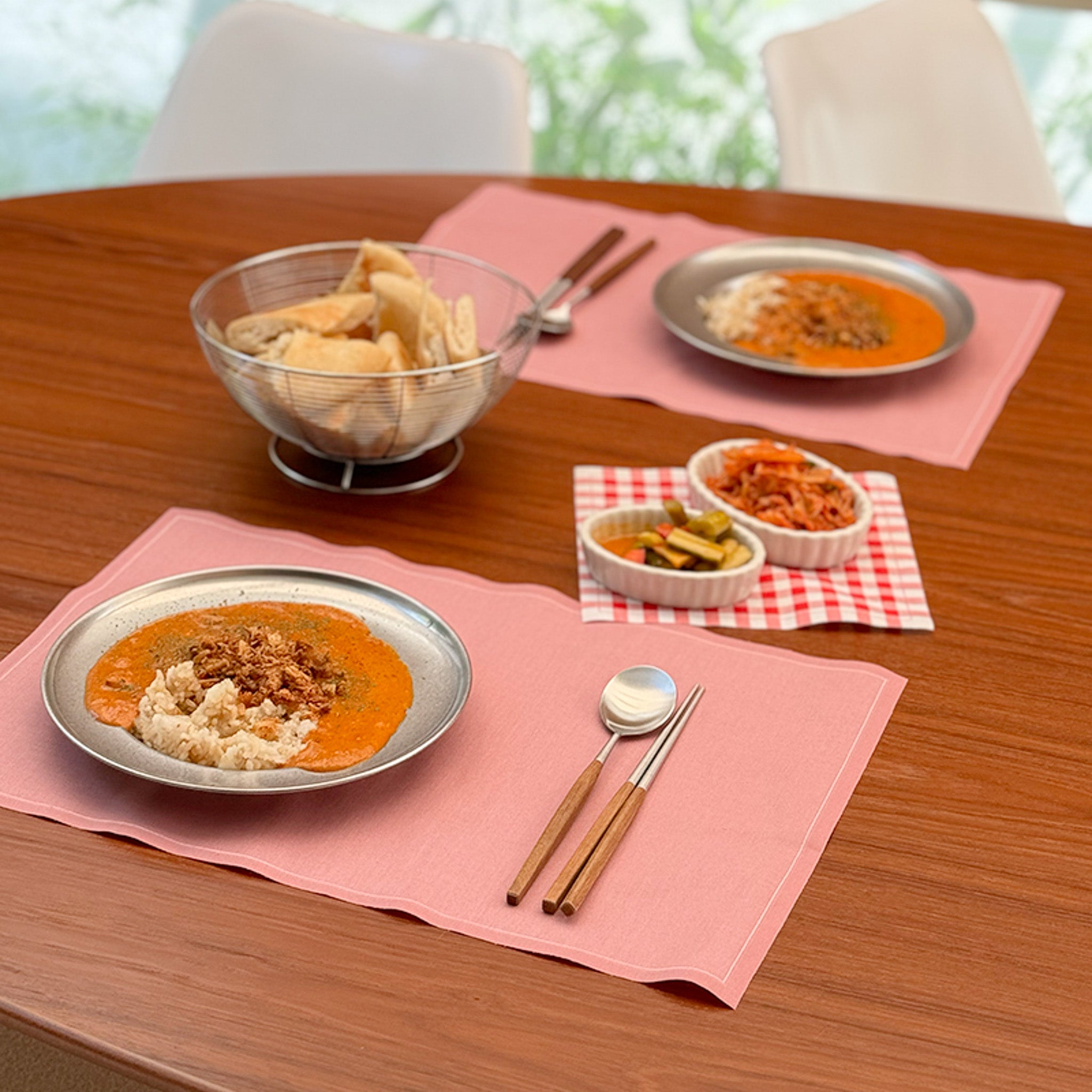 Square Maple Spoon & Chopsticks Set