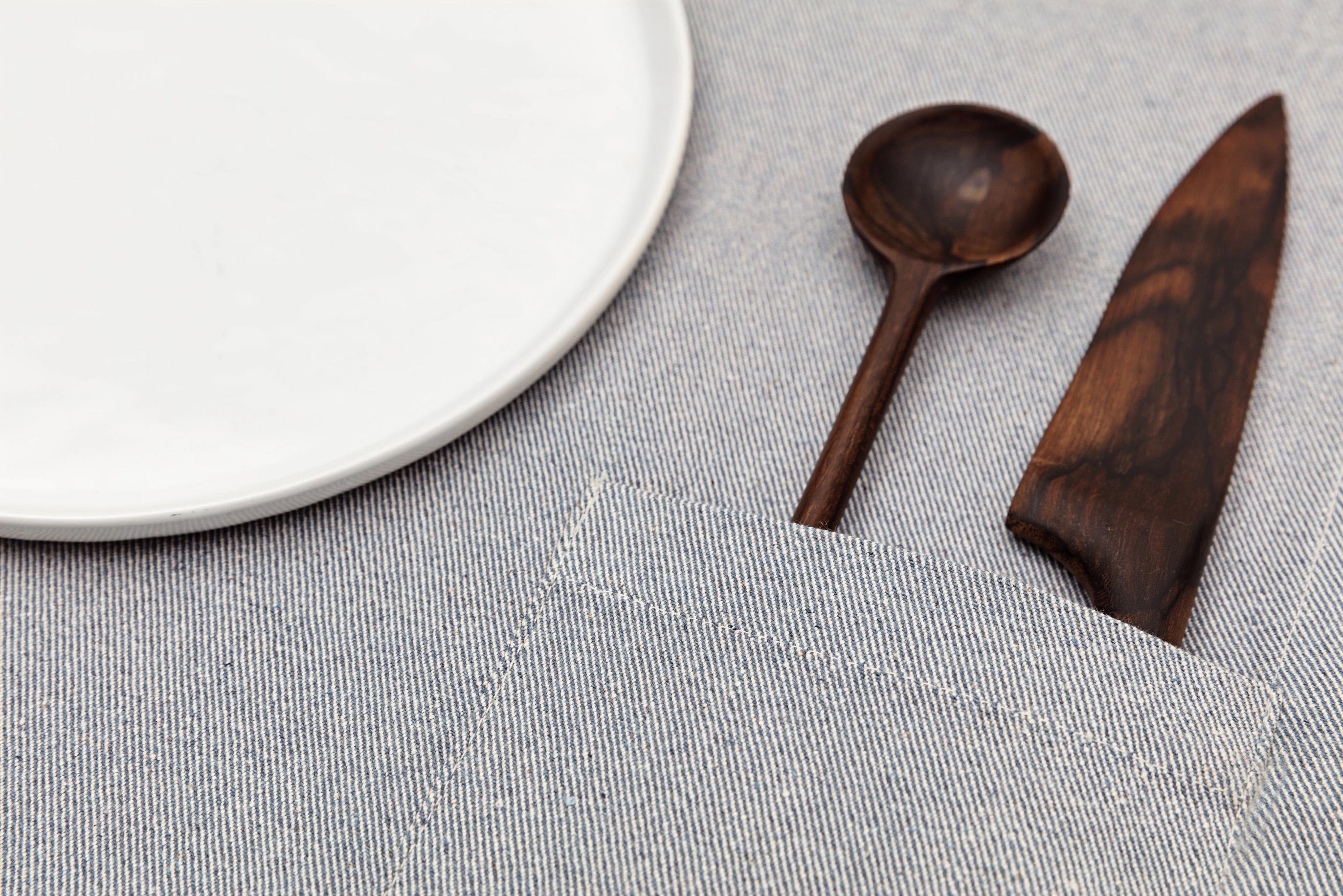Denim Cloth Placemat with Pocket (Set of 4)