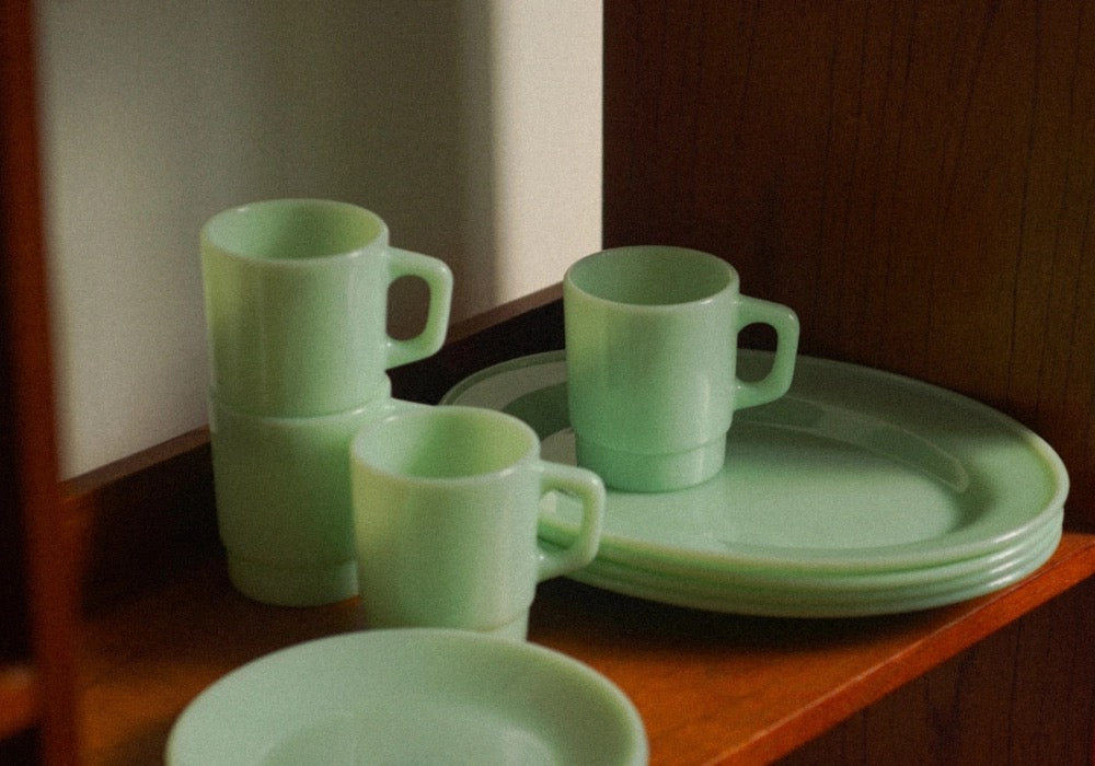 UNS Milk Glass Oval Platter