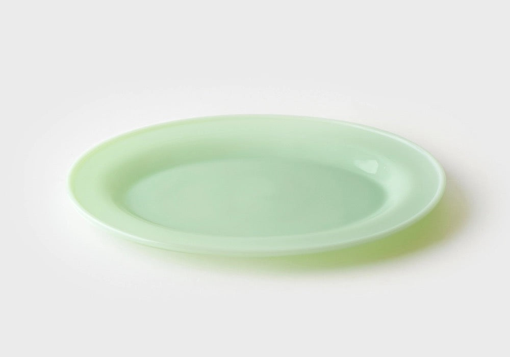 UNS Milk Glass Oval Platter