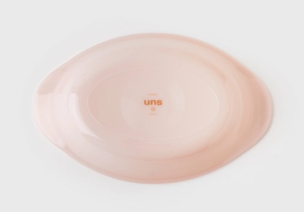 UNS Milk Glass Deep Oval Bowl