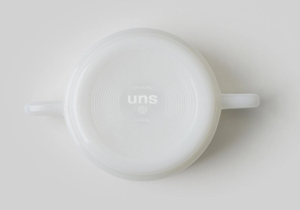 UNS Milk Glass Soup Bowl