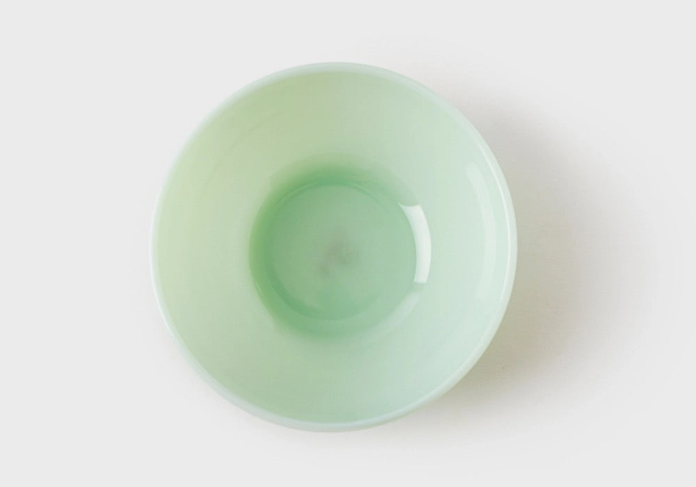 UNS Milk Glass Bowl