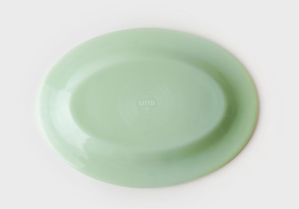 UNS Milk Glass Oval Platter