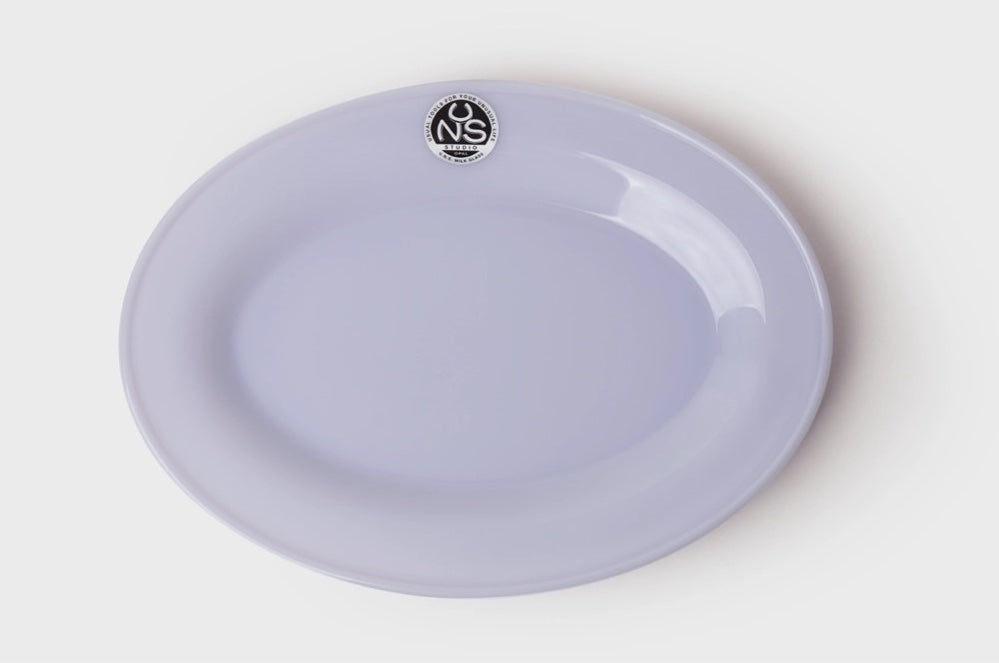 UNS Milk Glass Oval Platter
