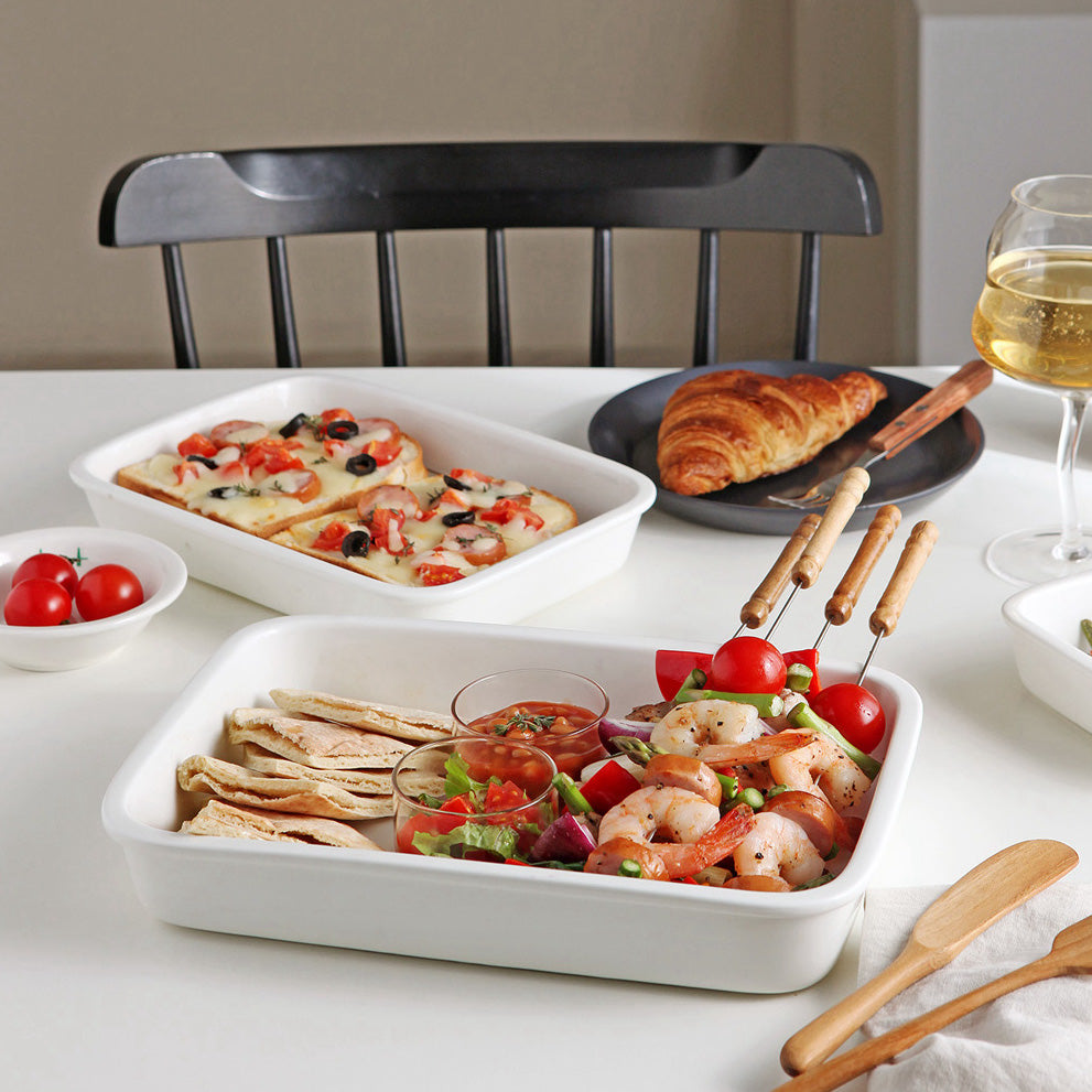 Ceramic Dish and Rack Set