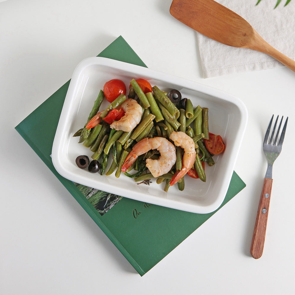 Ceramic Dish and Rack Set