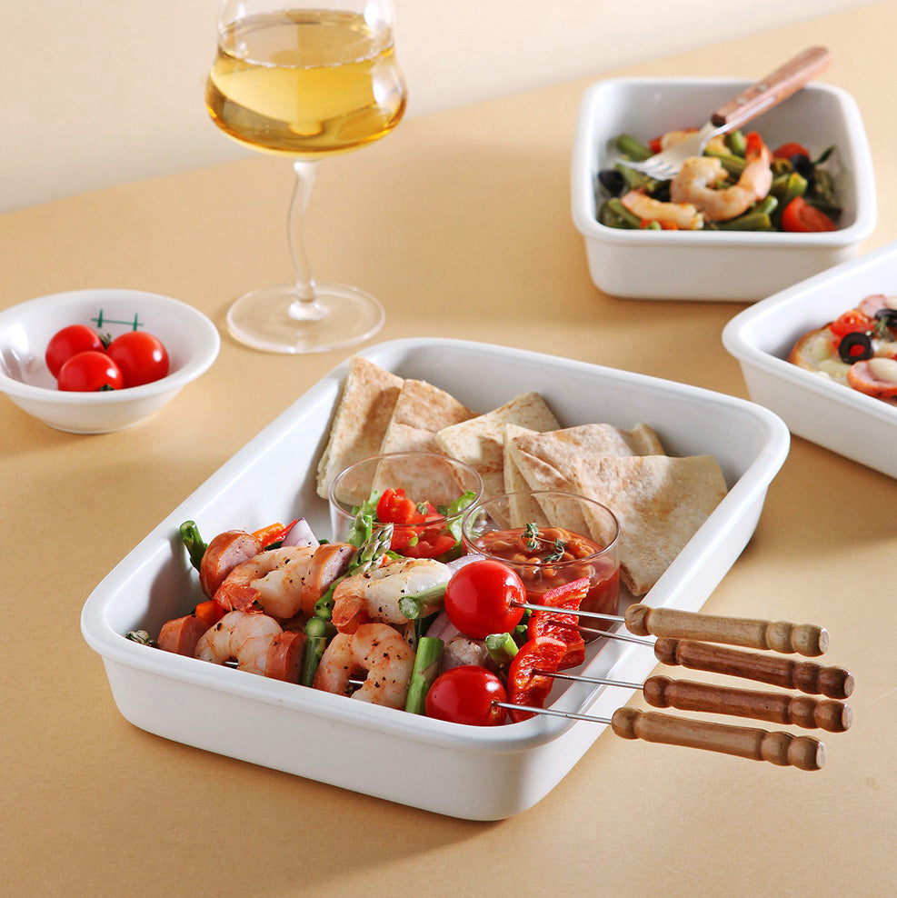 Ceramic Dish and Rack Set