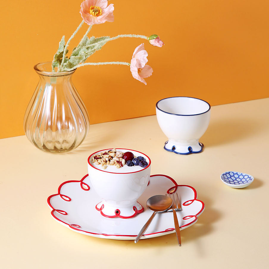 Blooming Flower Dessert Bowl (4 Colors)