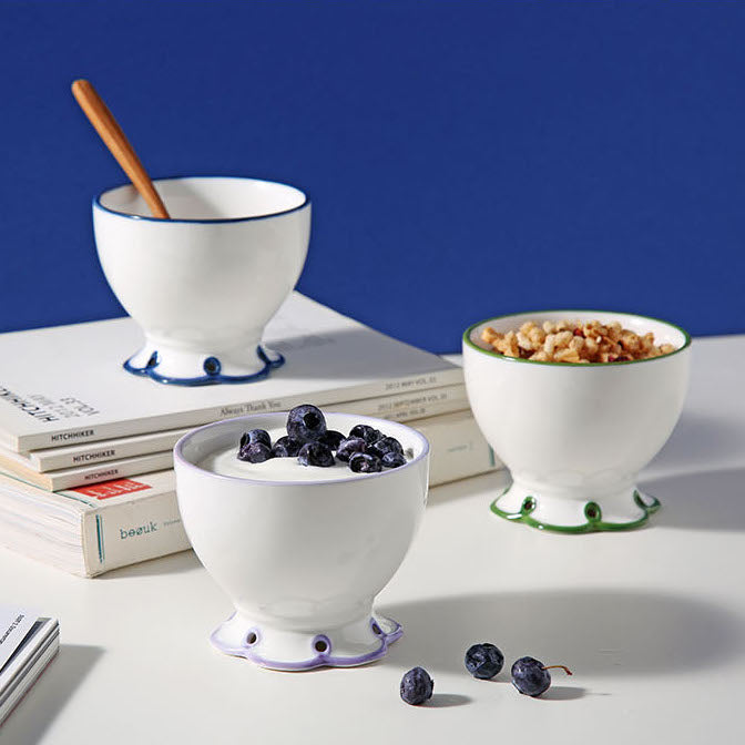 Blooming Flower Dessert Bowl (4 Colors)