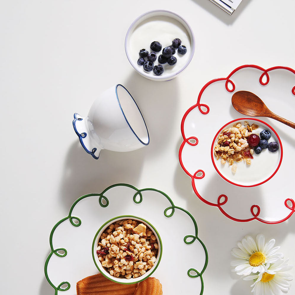 Blooming Flower Dessert Bowl (4 Colors)