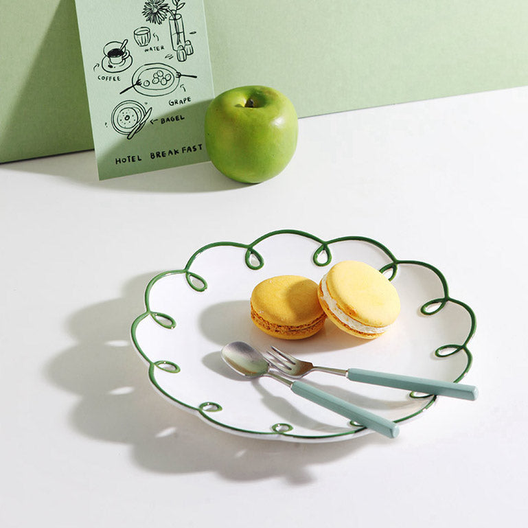 Blooming Flower Dessert Plate