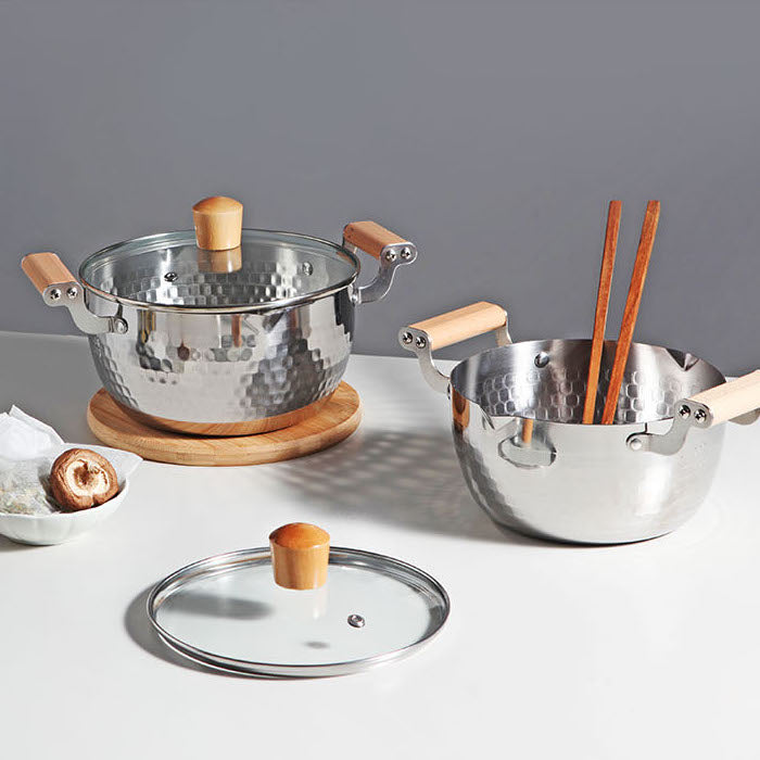 Cucko Double Handle Pot with Lid