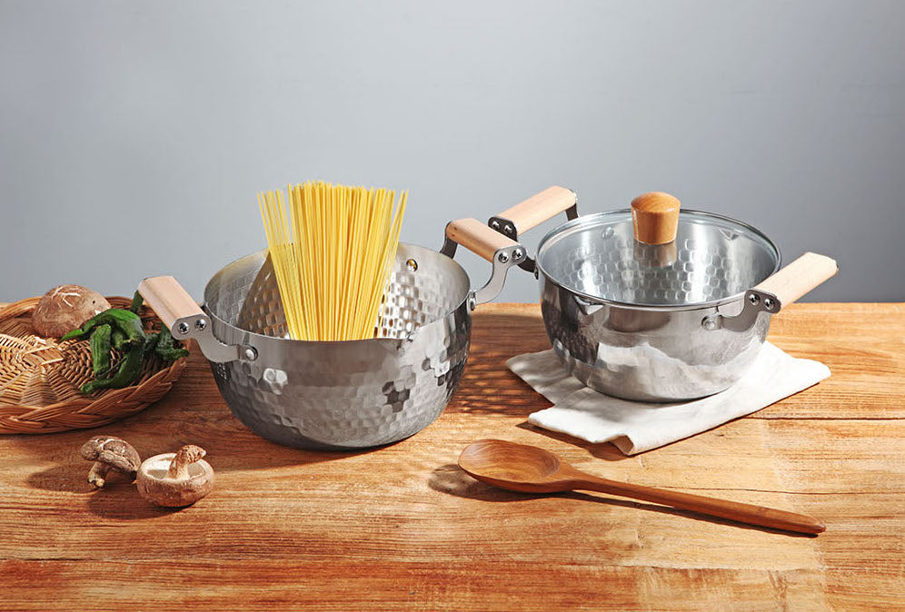 Cucko Double Handle Pot with Lid