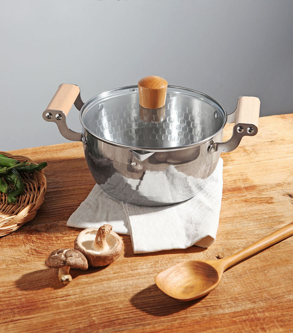 Cucko Double Handle Pot with Lid