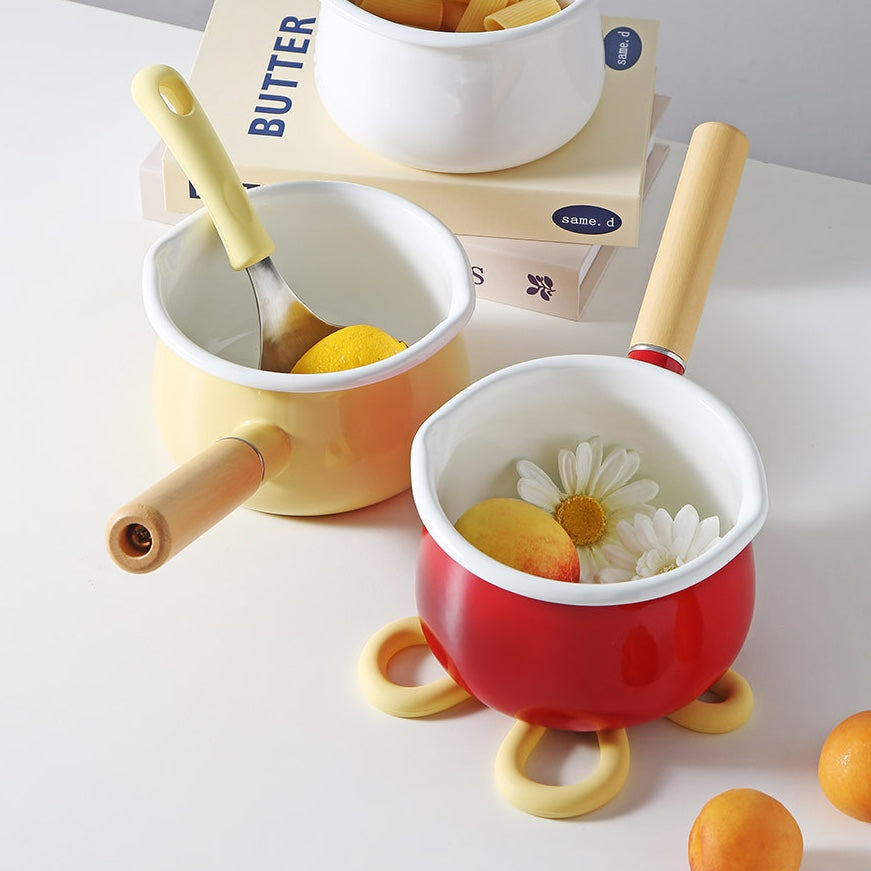 Enamel Milk Pan