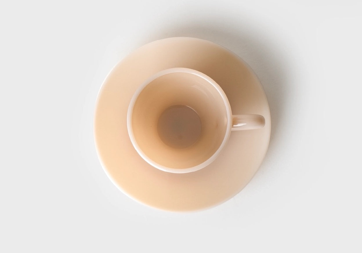 UNS Milk Glass Teacup Set