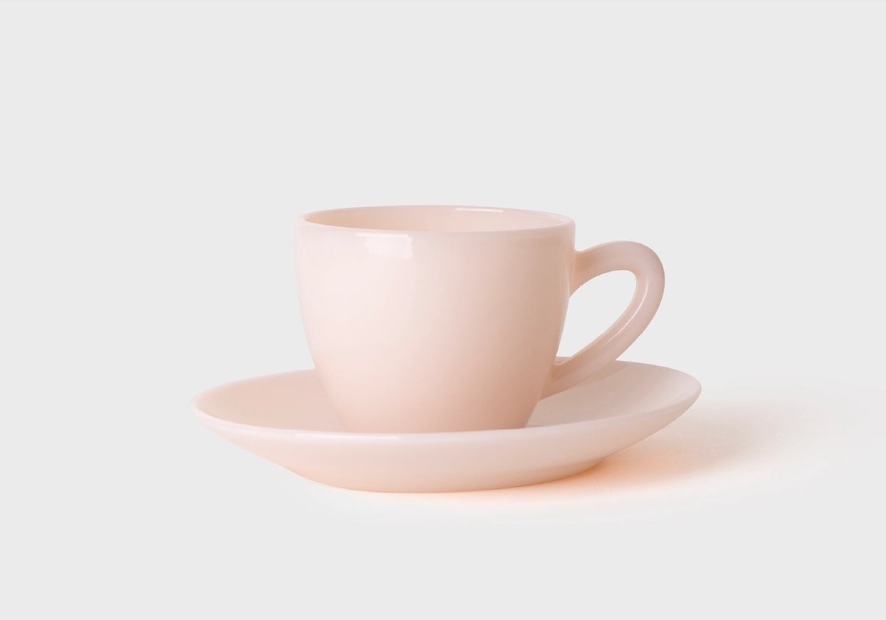UNS Milk Glass Teacup Set