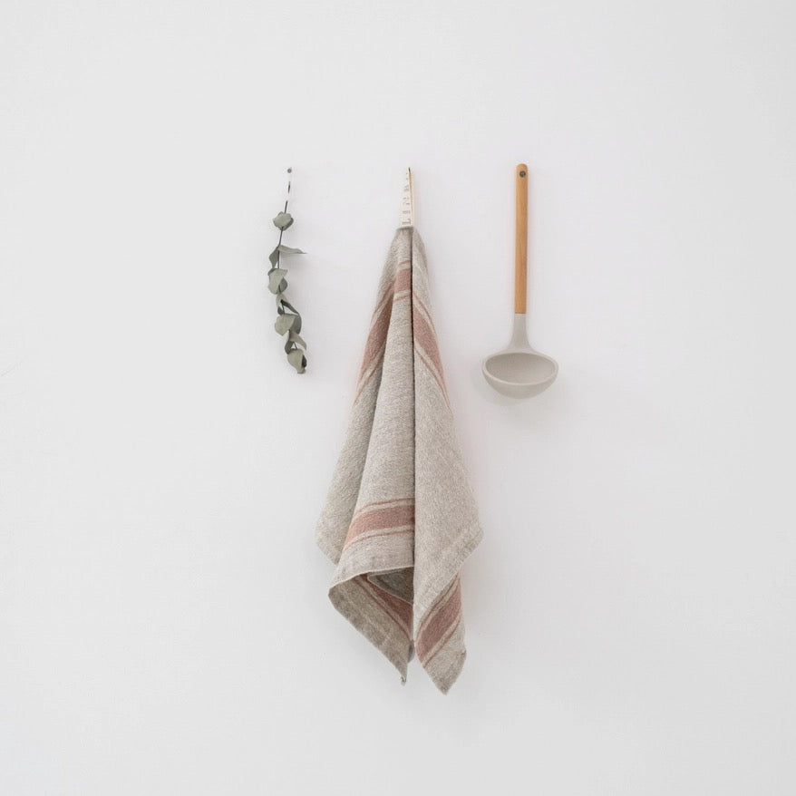 Vintage Style Linen Kitchen Towel (6 Colors)