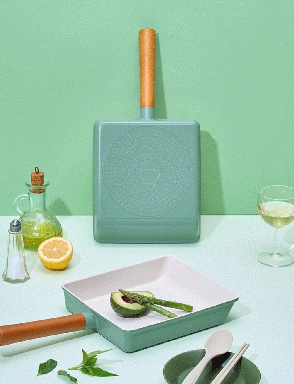 Dr.HOWS Omiza Square Pan (New Colors!)