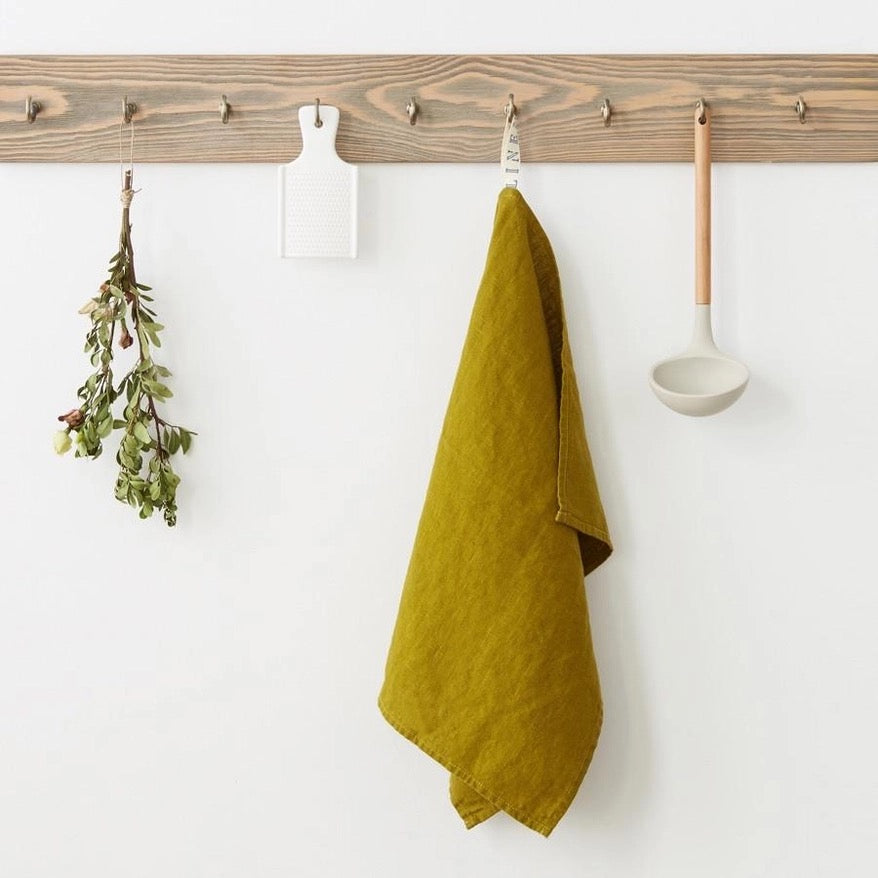 Solid Linen Kitchen Towel (8 Colors)