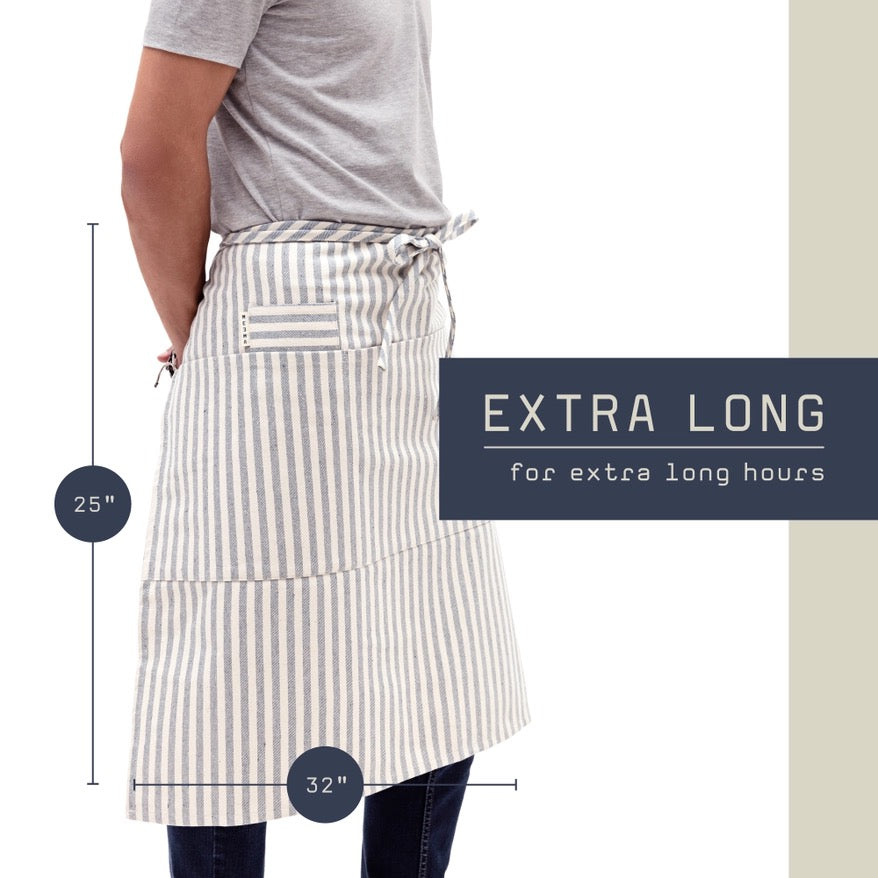 Multipurpose Striped Bistro Apron