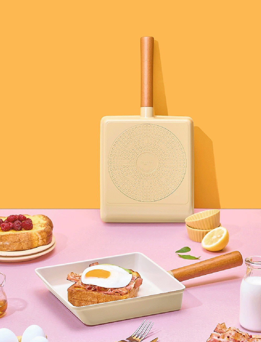 Dr.HOWS Omiza Square Pan (New Colors!)