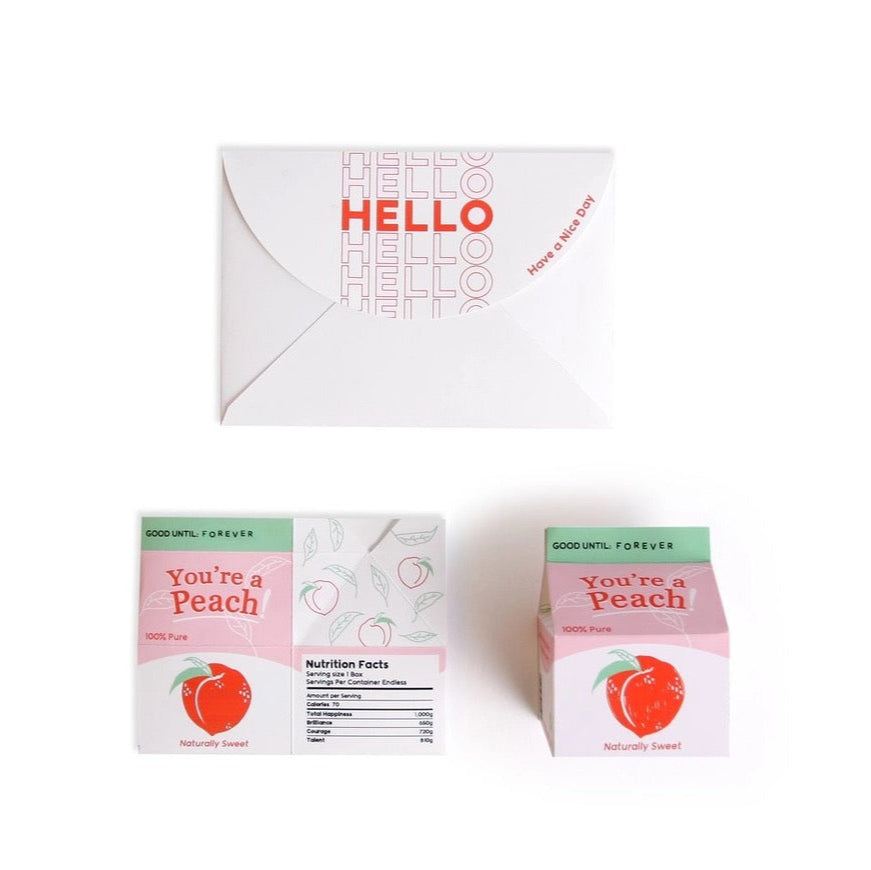 Juice Box Pop-up Card