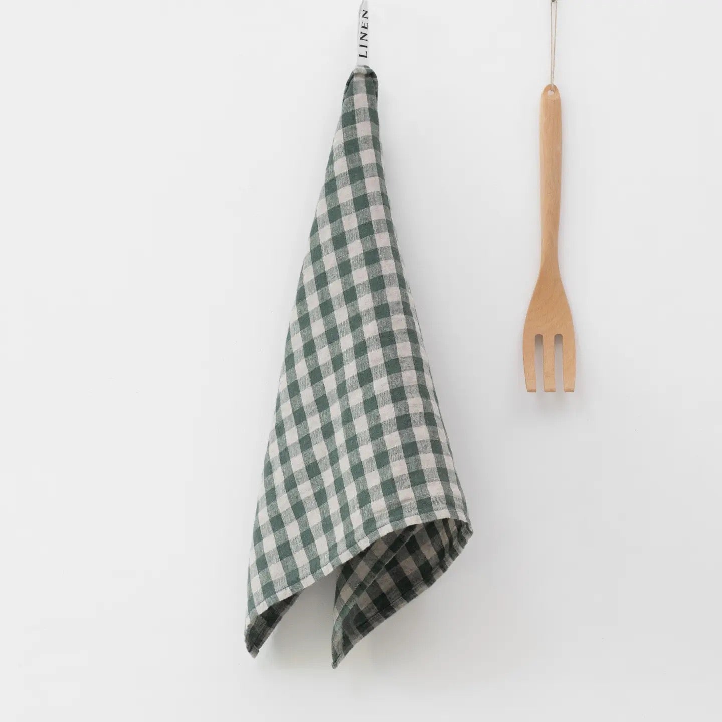 Gingham Linen Kitchen Towel