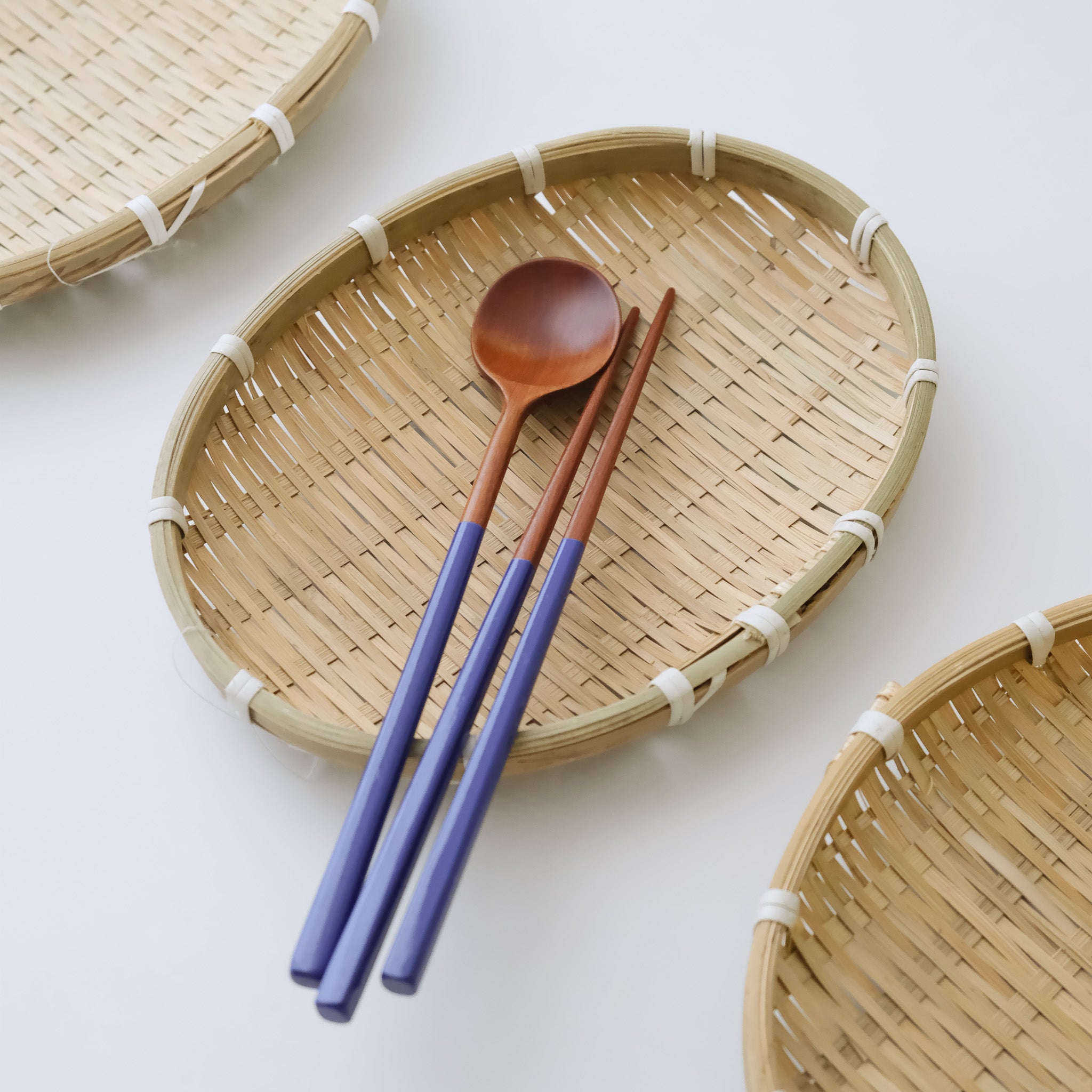 Obangdal Wood Spoon and Chopstick Set (New Colors!)
