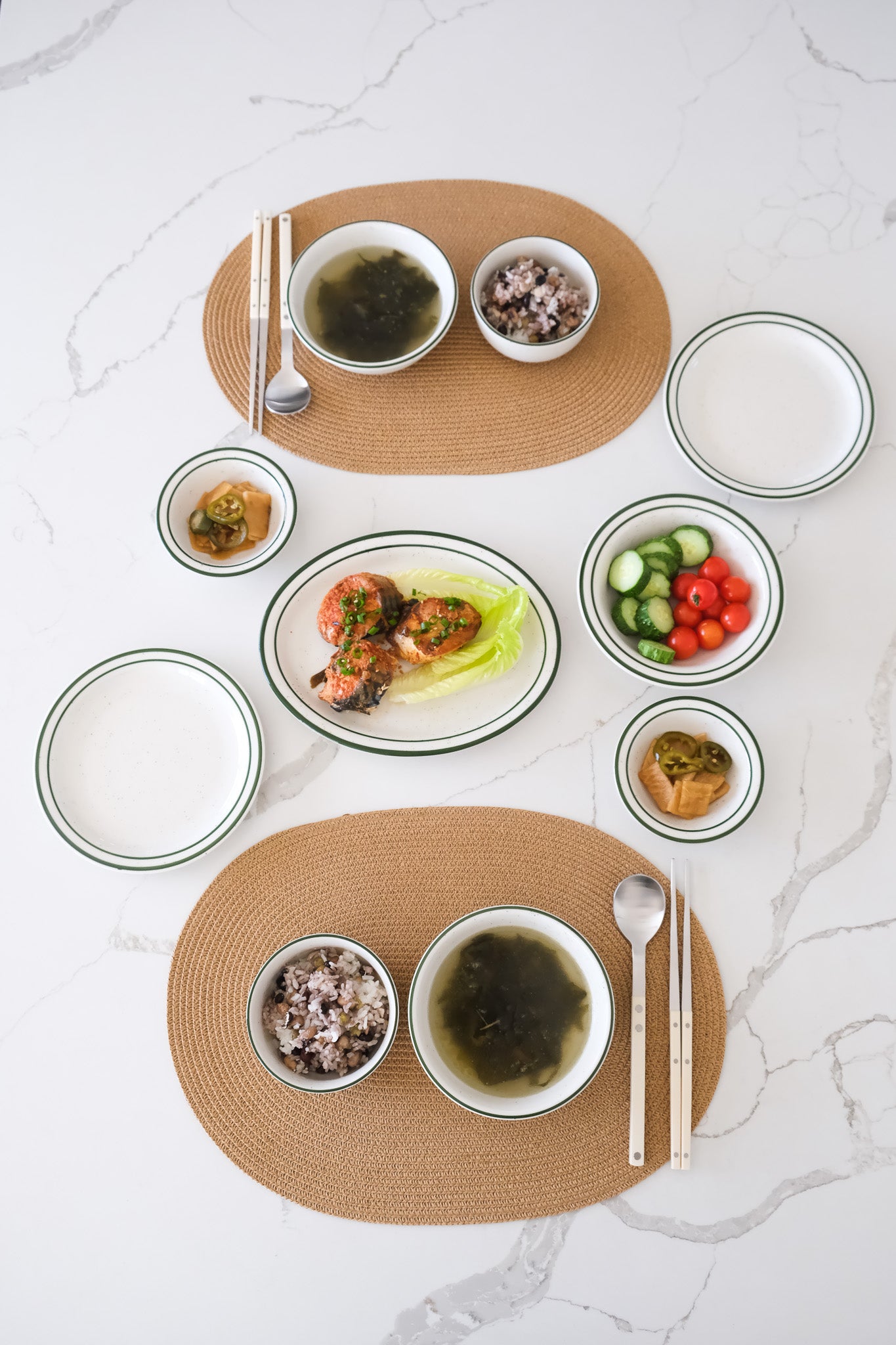 TUXTON Emerald Korean Style Set-10 pieces (Save $8)