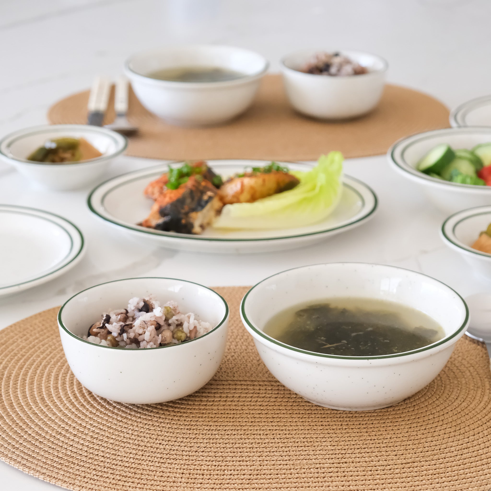 TUXTON Emerald Korean Style Set-10 pieces (Save $8)