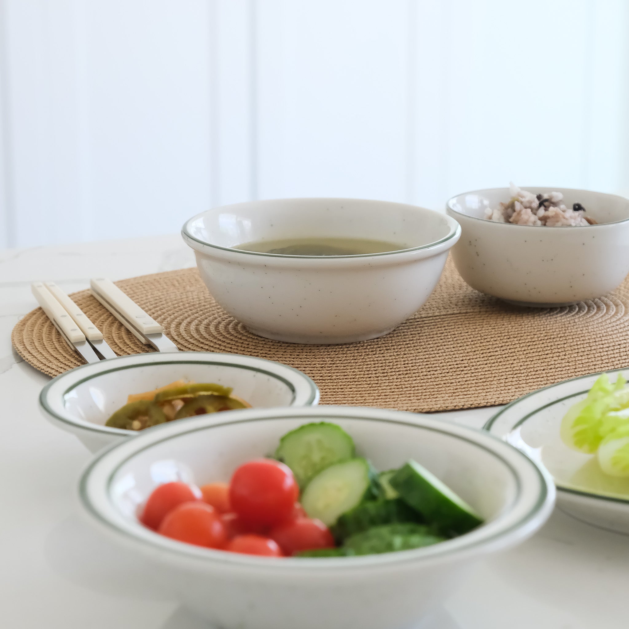 TUXTON Emerald Korean Style Set-10 pieces (Save $8)