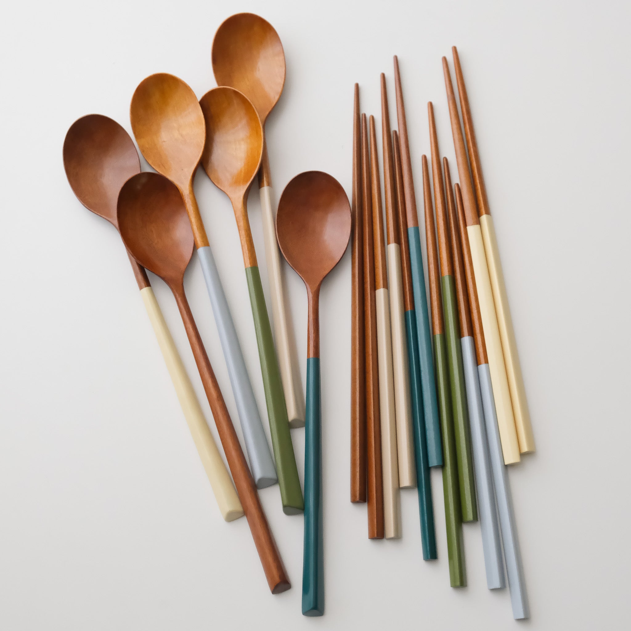 Acacia Spoon & Chopsticks Set