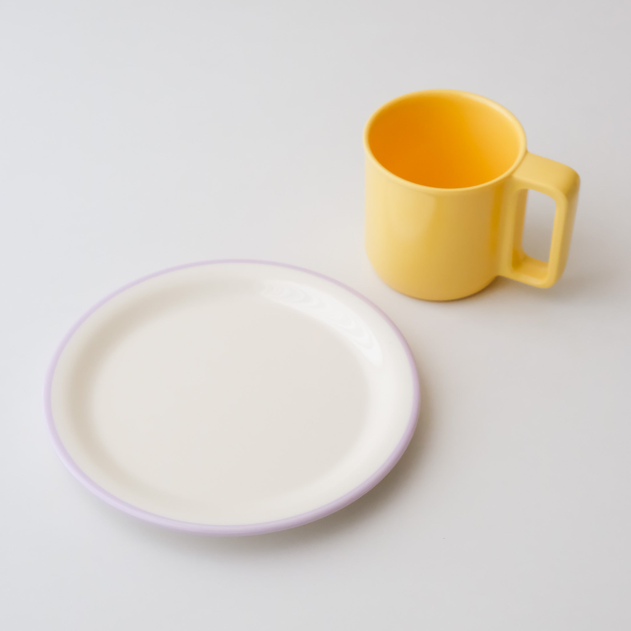 Awaken Melamine Macaron Rim Plate