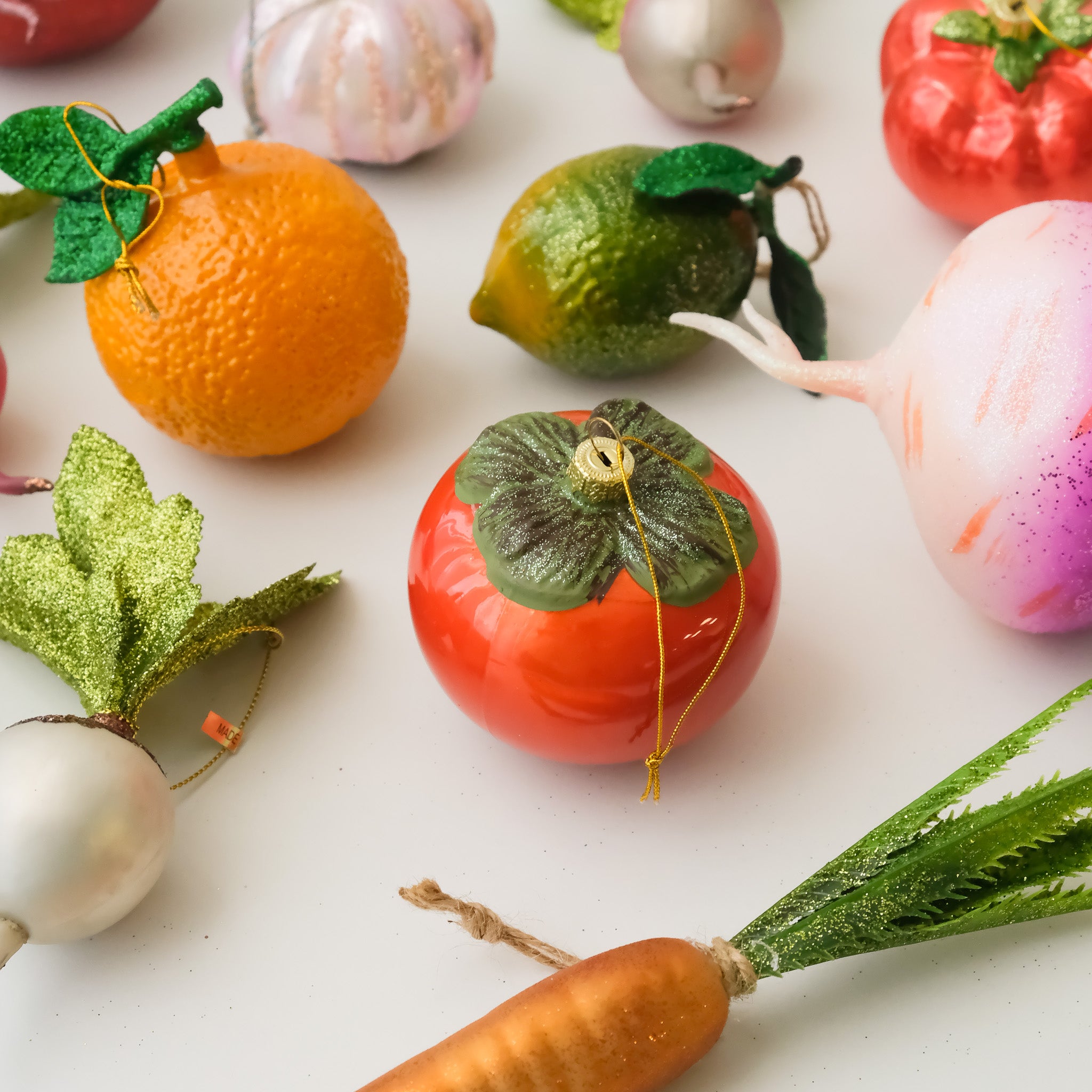 Vintage Heirloom Ornament - Persimmon