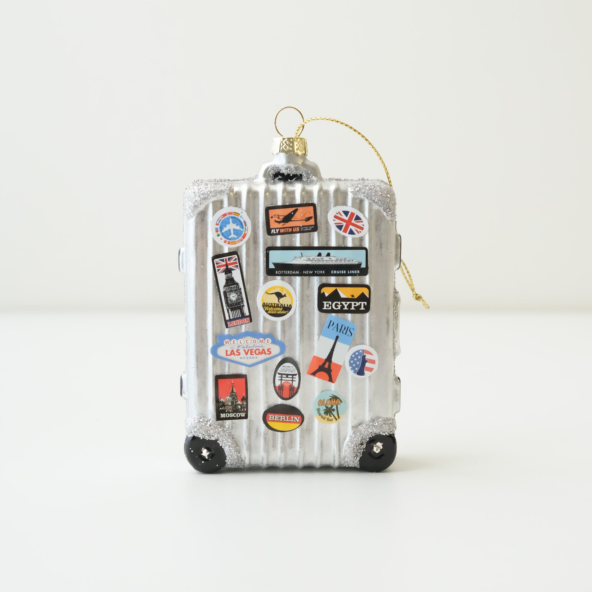 Vintage Heirloom Ornament - Jetsetter Suitcase