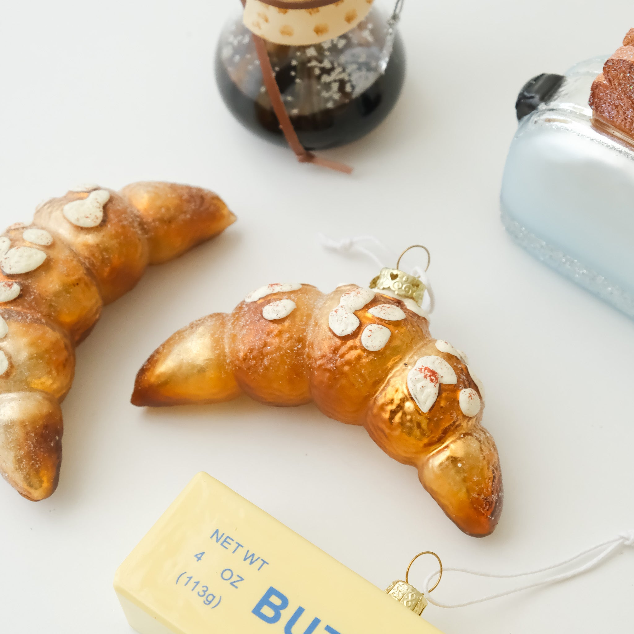 Vintage Heirloom Ornament - Almond Croissant