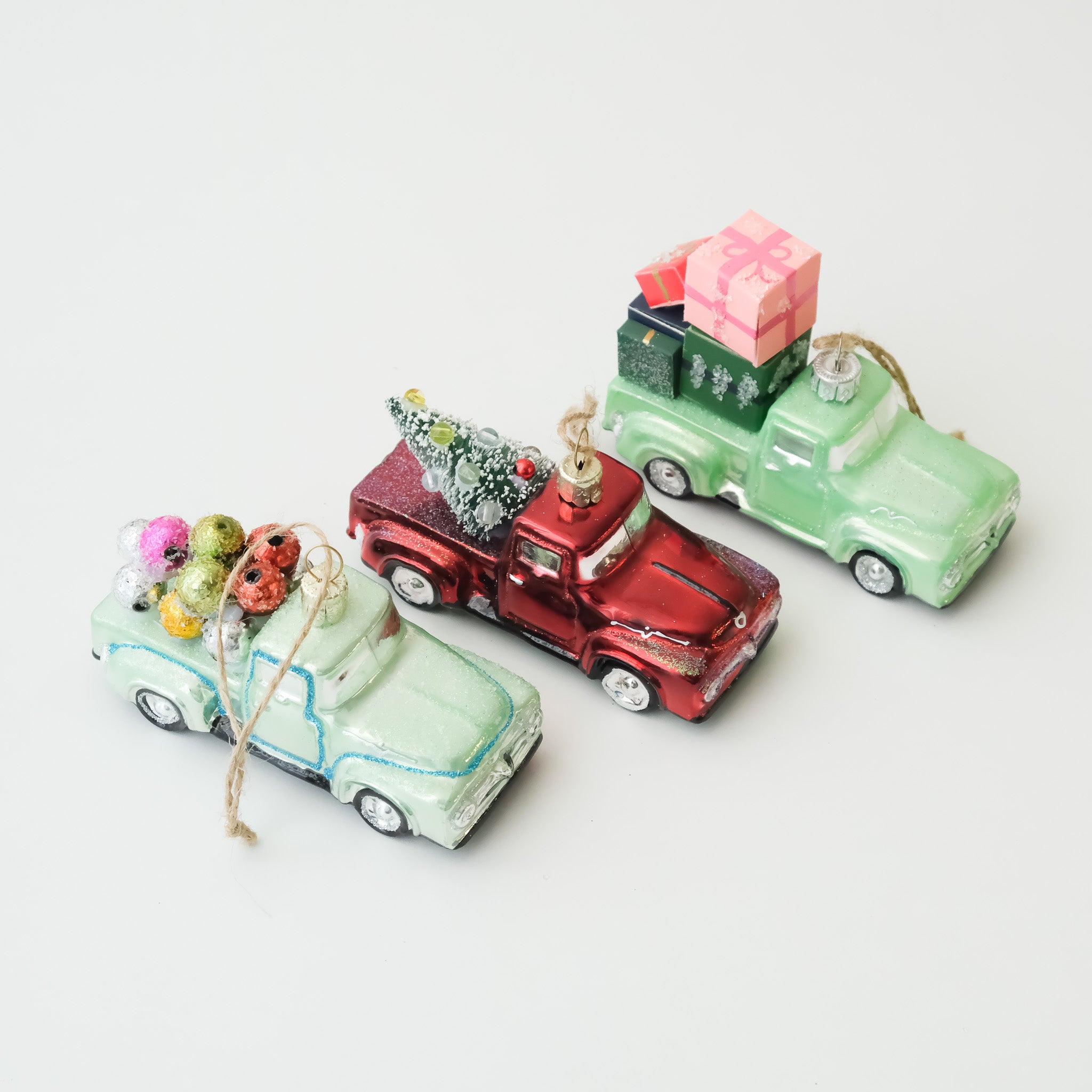 Vintage Heirloom Ornament - Countryside Trucks (3 colors)