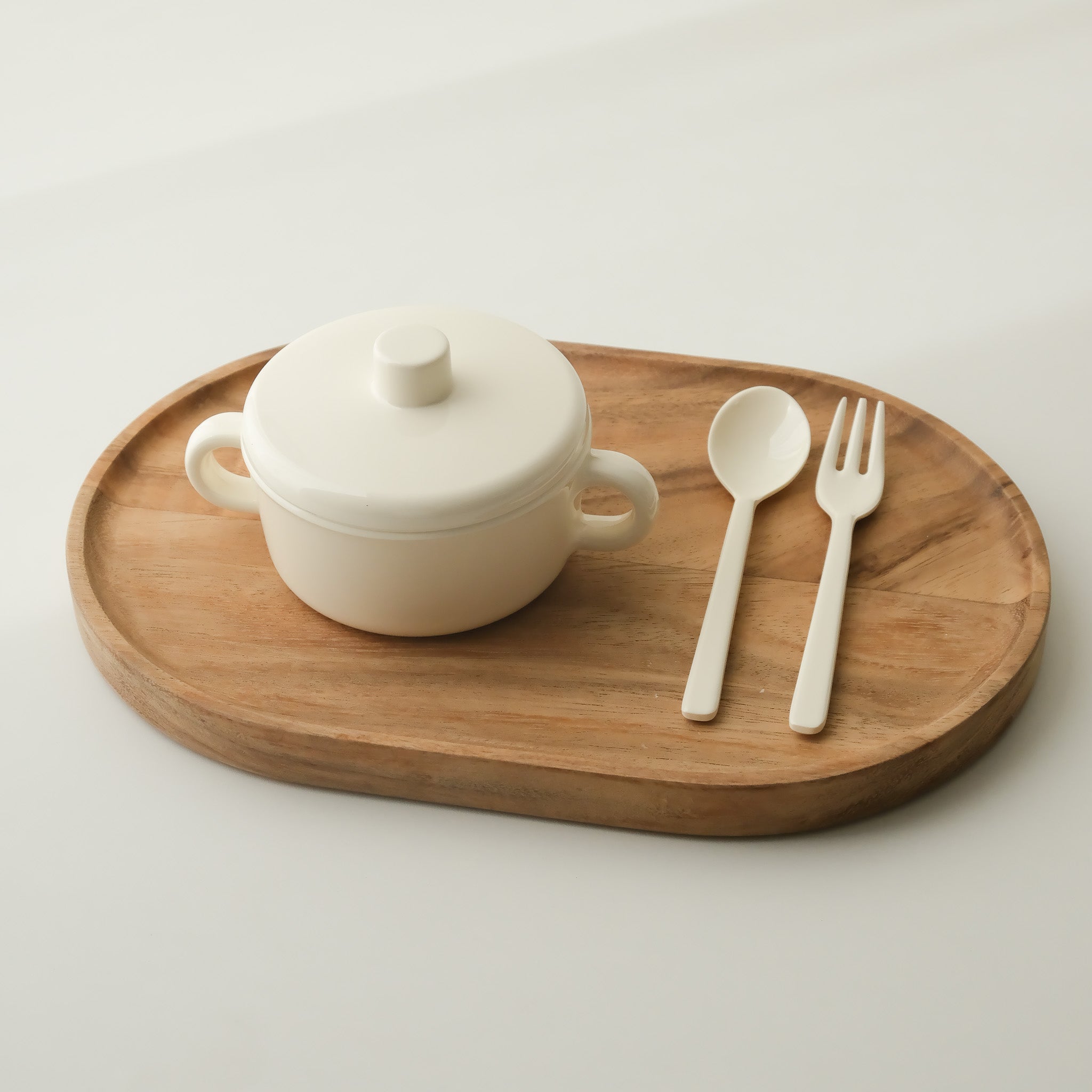 Awaken Melamine Soup Bowl & Cutlery Set (5 Colors)