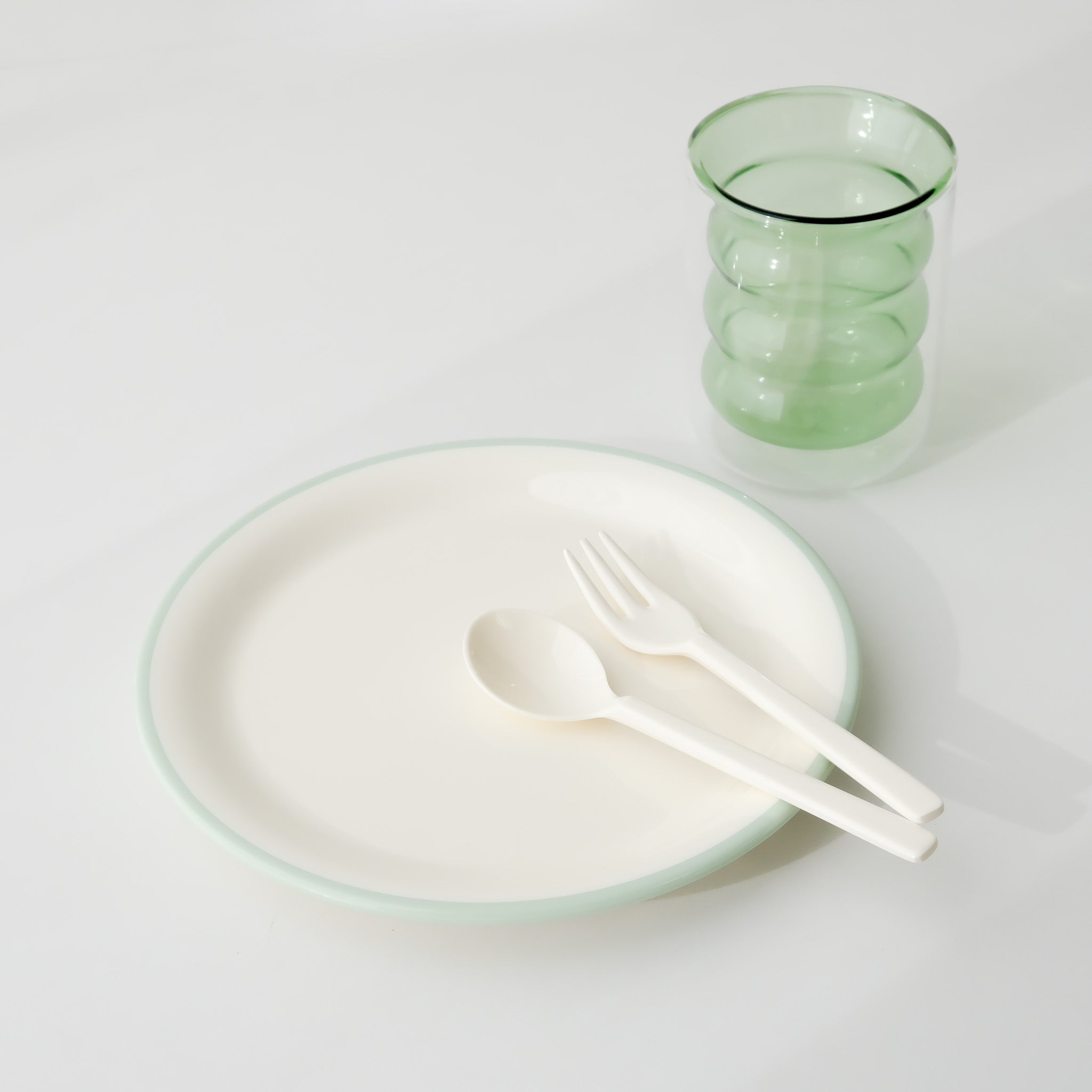 Awaken Melamine Macaron Rim Plate