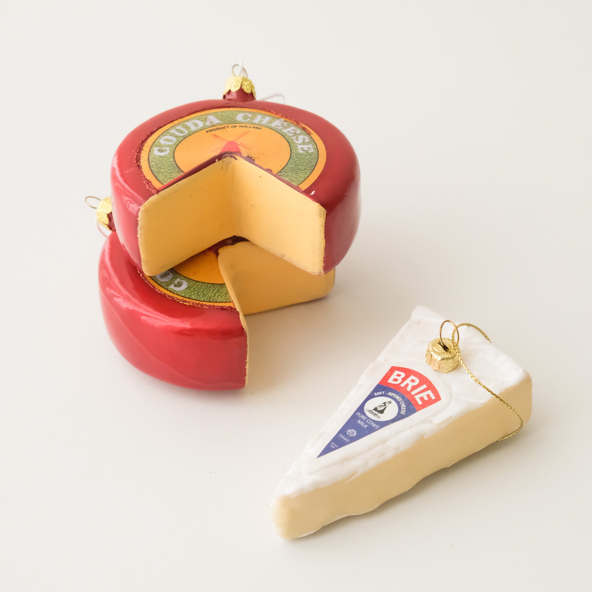 Vintage Heirloom Ornament - Gouda Cheese Wheel