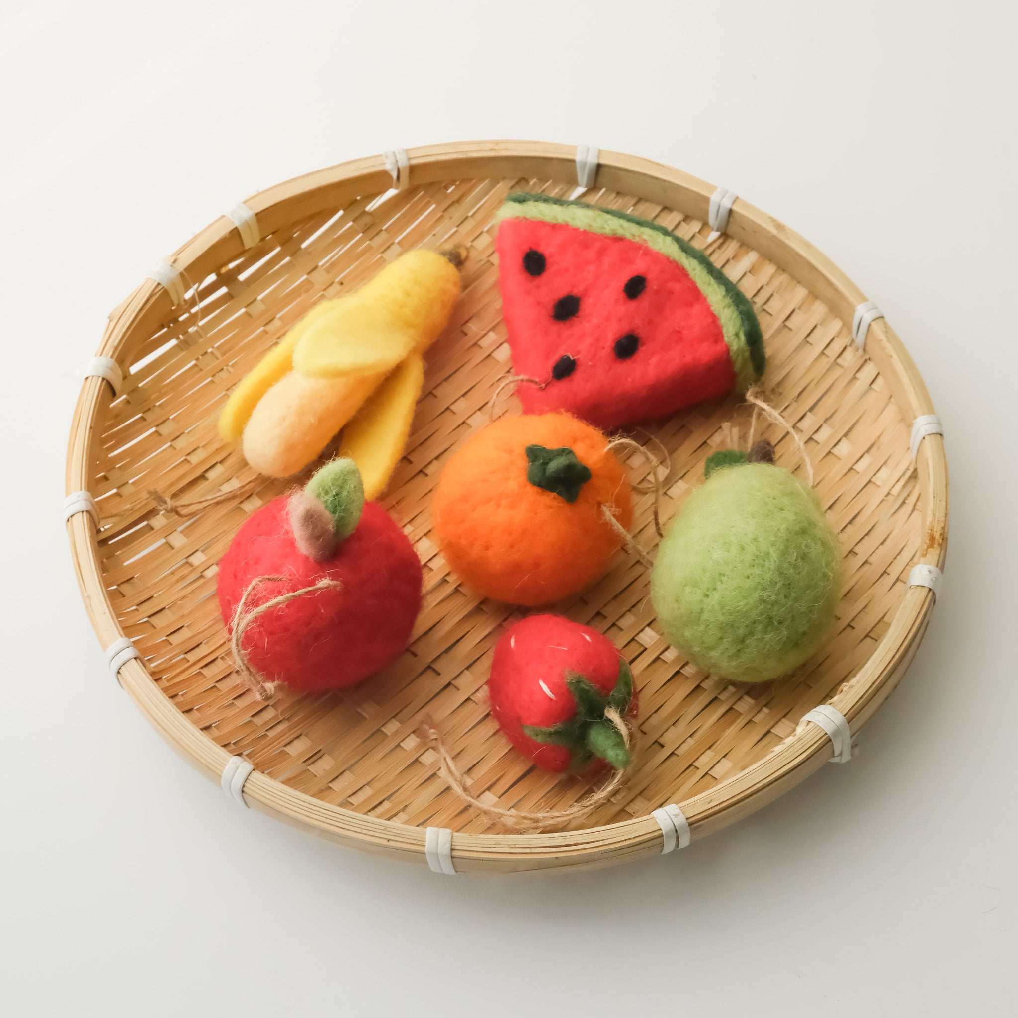 Vintage Heirloom Ornament - Assorted Felt Fruits