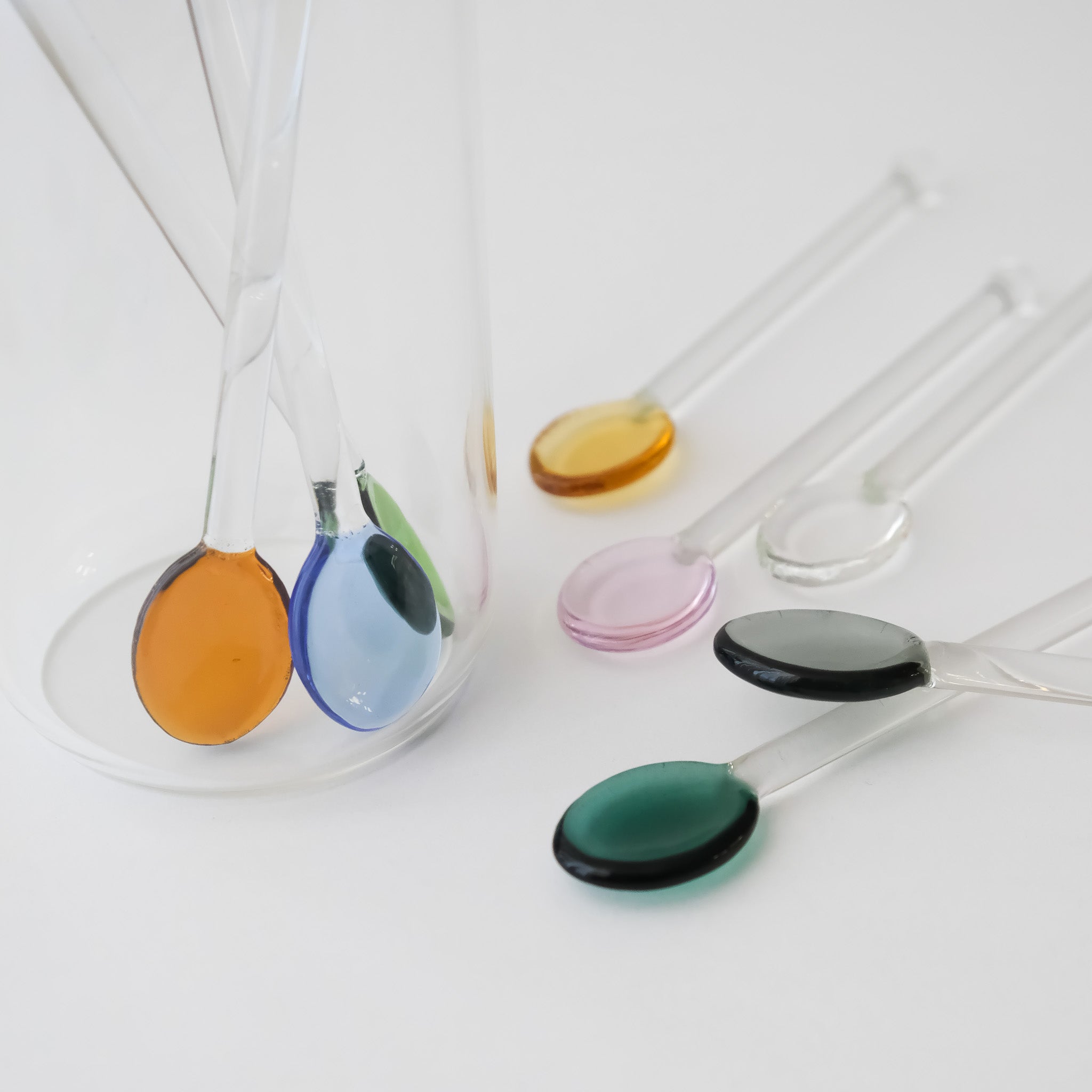 Four Seasons Glass Muddler Spoon - Short
