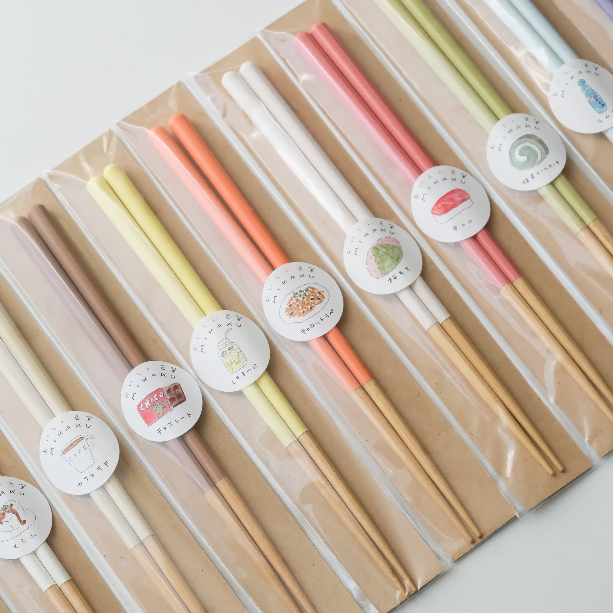 Mikaku Color Chopsticks (New Colors!)