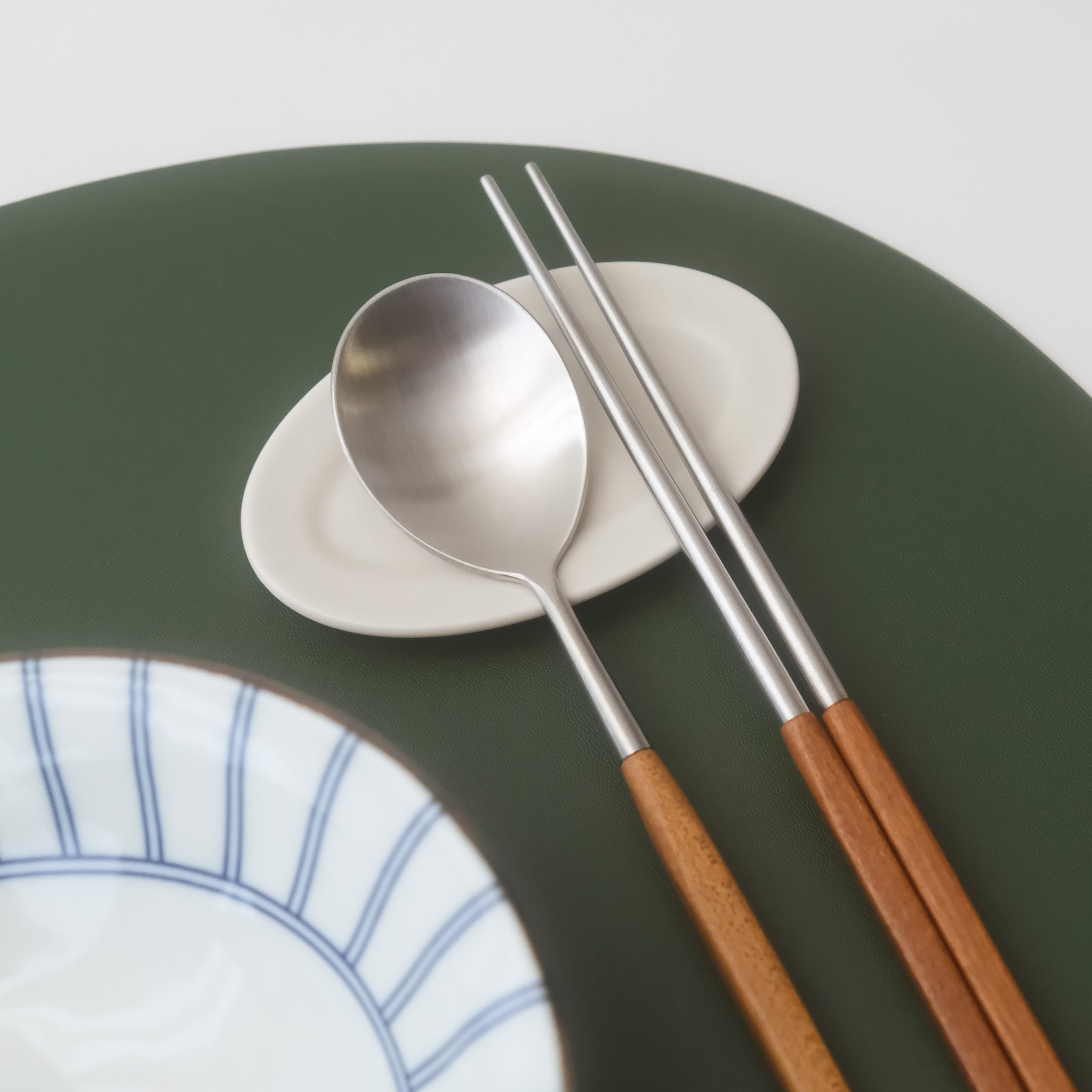 Square Maple Spoon & Chopsticks Set