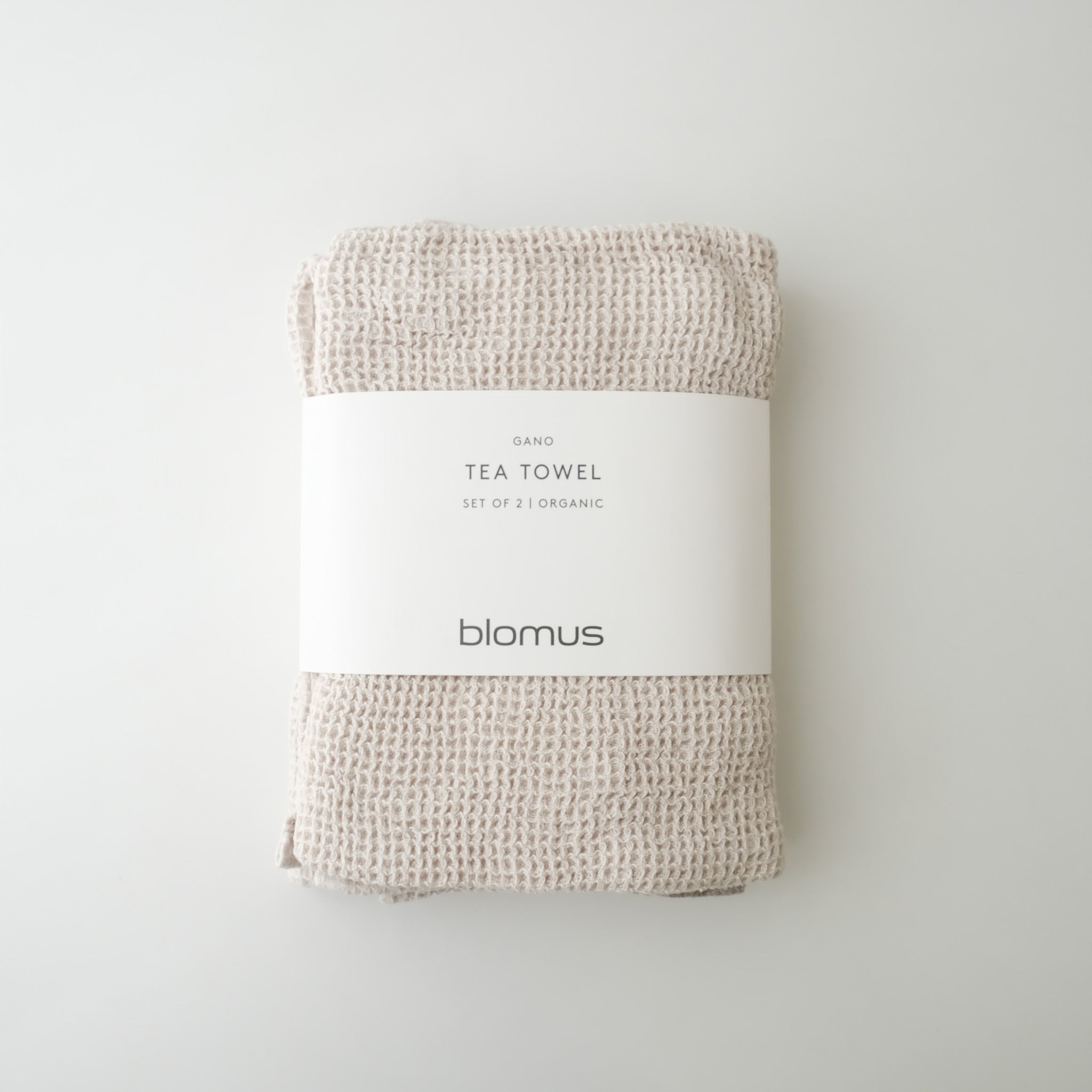 Blomus Gano Organic Cotton Waffle Tea Towels - Set Of 2