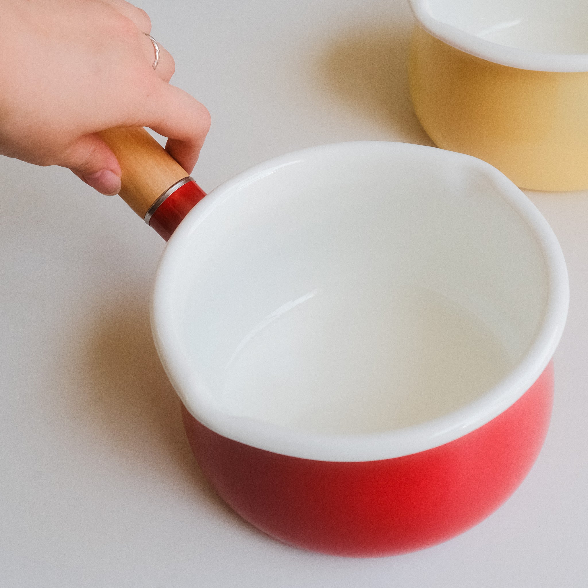 Enamel Milk Pan